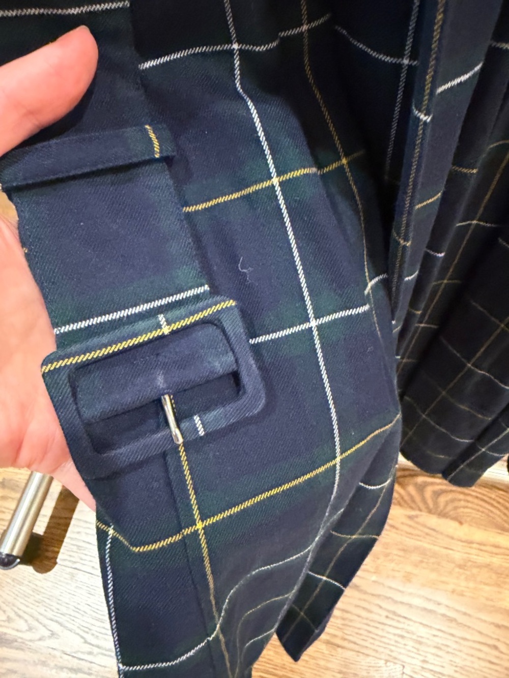 Ralph Lauren Tartan Collared Flannel Dress(Size 10) - Picture 5 of 5